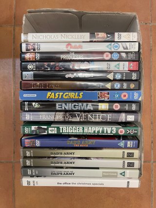 Lote DVDs: Comedia, peliculas y Series en ingles