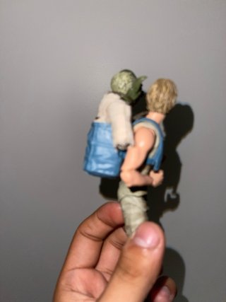 Figura Luke Skywalker y Yoda Black Series