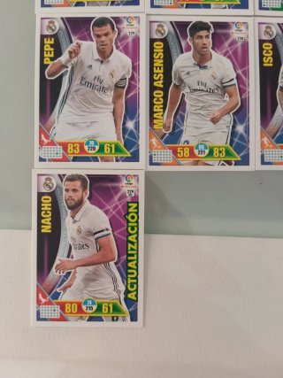 Cromos de fútbol Real Madrid 2016-17 Adrenalyn XL