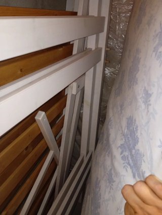 Cama litera blanca Ikea