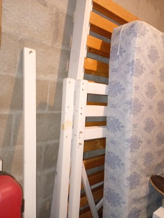 Cama litera blanca Ikea