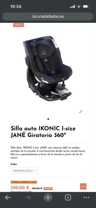 Silla de coche para bebé