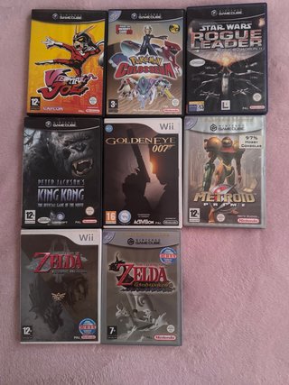 Lote Videojuegos Wii y GameCube
