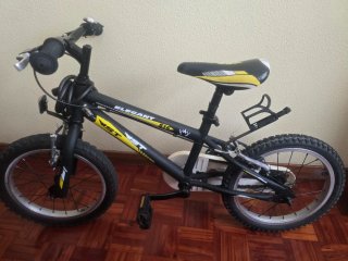 Bicicleta Infantil WST S16 Negra