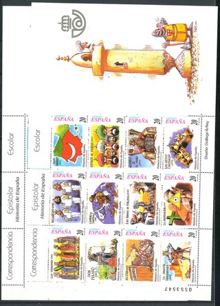 Minipliegos 73-74 Epistolar 2000 Edifil 3732/55
