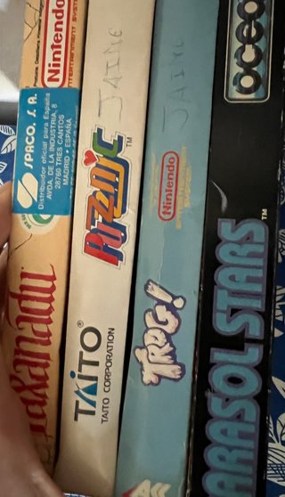 Lote 6 Juegos NES en su caja