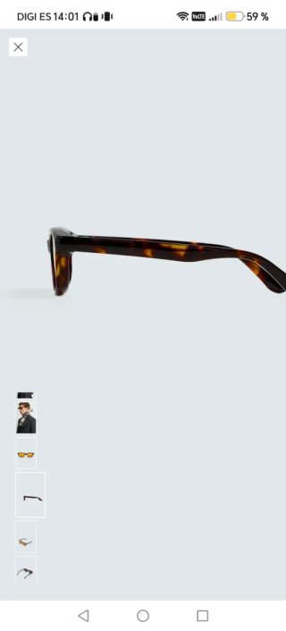 Gafas de Sol Zara x Aaron Levine Espejo