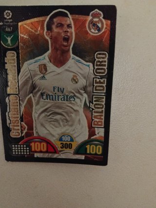 Cromo Cristiano Ronaldo Balón de Oro 467