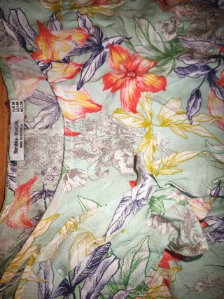 Lote 4 blusas tirantes floral M/38