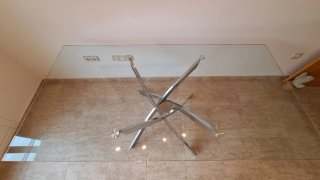 Mesa de cristal 90x180cm