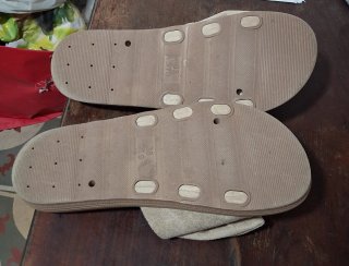 Sandalias beige lazo D&J Talla 38