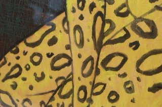 Pintura Mujer Leopardo H. Matsuda