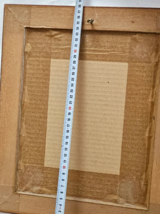 Cuadro pequeño rosa blanca 32 por 38 cm
