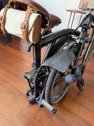 Brompton plegable 2020 negro metalizado