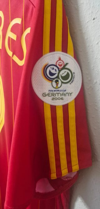 Camiseta España Torres 9 Mundial 2006
