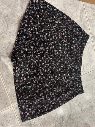 Falda pantalón floral niña talla 7-8 Zara