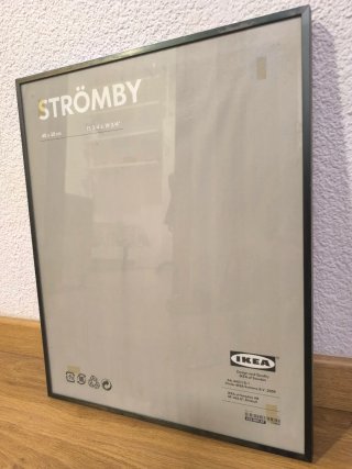 Marco STRÖMBY Ikea Negro Metal 40x50cm