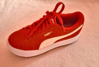 Zapatillas Puma Mujer Rojas