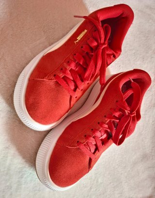 Zapatillas Puma Mujer Rojas