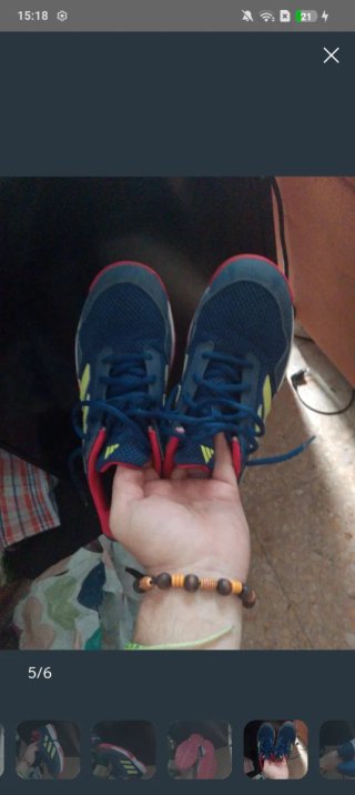 Zapatillas Adidas niño/niña azul y rojo