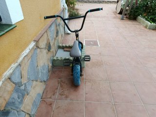 Mini BMX Chica Ruedas Azules