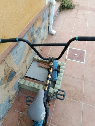 Mini BMX Chica Ruedas Azules