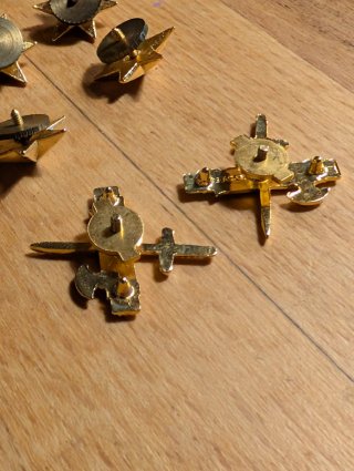 2 Emblemas Guardia Civil y 6 Estrellas
