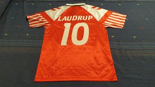 Maglia DANIMARCA Home Europei 1992 #10 LAUDRUP