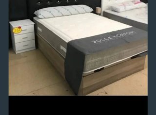 Canapé abatible madera con colchón