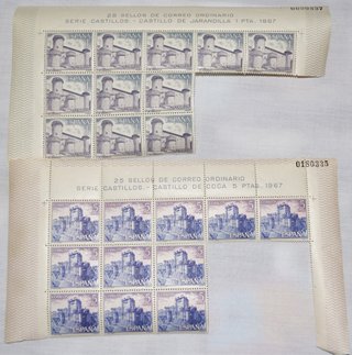 Sellos España Serie Castillos Nuevos