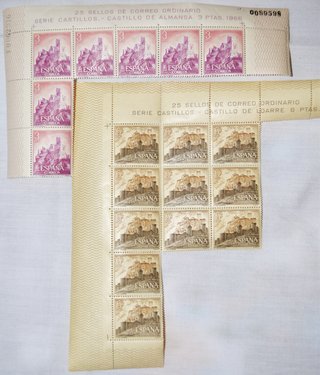 Sellos España Serie Castillos Nuevos