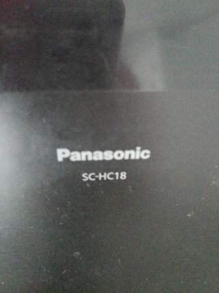 Minicadena .Aparato de música Panasonic negro