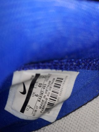 Zapatillas Nike Air Azul y Negro