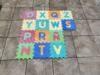 Puzzle Suelo Goma EVA Letras y Números