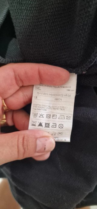 Jersey Benetton Negro Logo