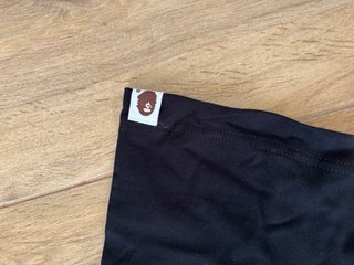 T-shirt BAPE Nera con Camo Blu