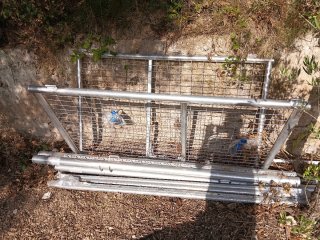 2Puertas metálica galvanizada. 1,70x1 180e unidad