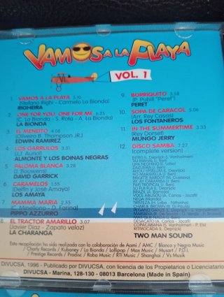 CD Vamos a la Playa Vol. 1, 2, 3