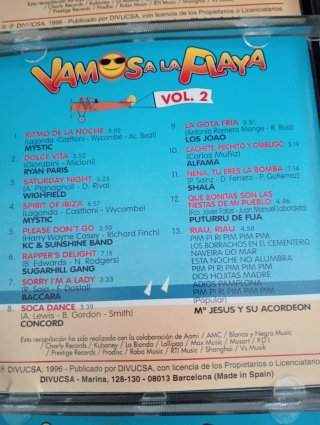 CD Vamos a la Playa Vol. 1, 2, 3