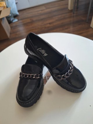 Mocasines charol Lilley negros talla 37