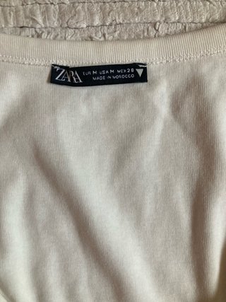 Camiseta tejido combinado
