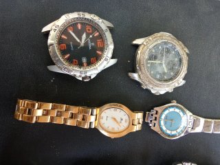 Vendo pack de reloj antiguo y correas  auténticas