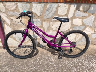 Bicicleta Morada Mítica Katana Para niño o niña