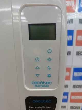 Radiador eléctrico bajo consumo 900 W 6 elementos con mando – Cecotec
