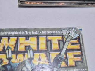 Revista White Dwarf. Games Workshop. Warhamner 40.