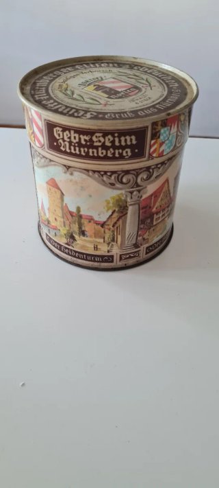 Lata Biscoitos Gebr. Seim Nürnberg