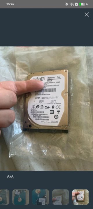 Disco Duro Seagate Momentus Thin 500GB