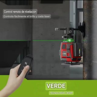 Nivel Láser 4D 16 Líneas Accesorios Maletín