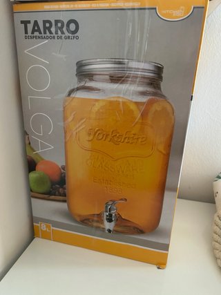 Tarro Dispensador de Grifo 8L