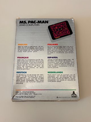 Ms. Pac-Man Atari computers 400/800/XL/XE completo